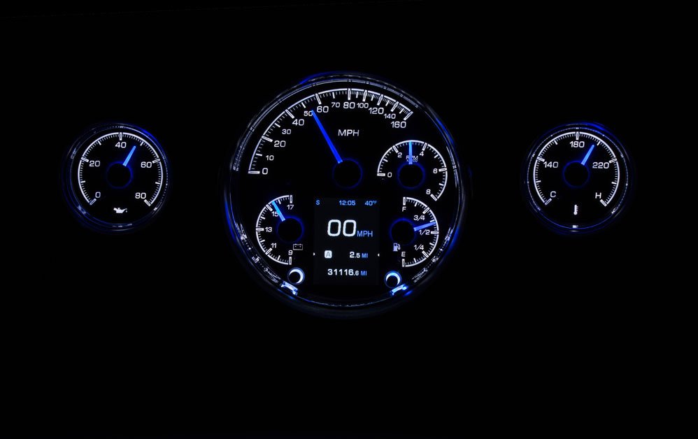 Dakota Digital HDX Gauges for 1957 Chevy Car - HDX-57C