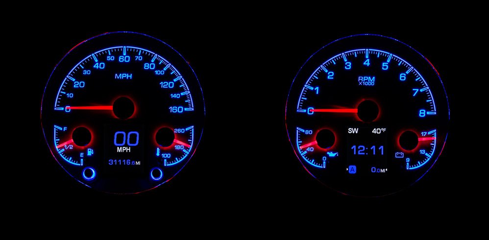 Dakota Digital HDX Gauges for 1947- 53 Chevy/ GMC Pickup - HDX-47C-PU