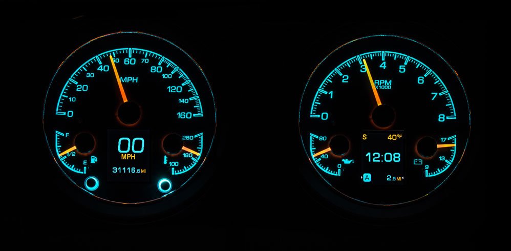 Dakota Digital HDX Gauges for 1947- 53 Chevy/ GMC Pickup - HDX-47C-PU