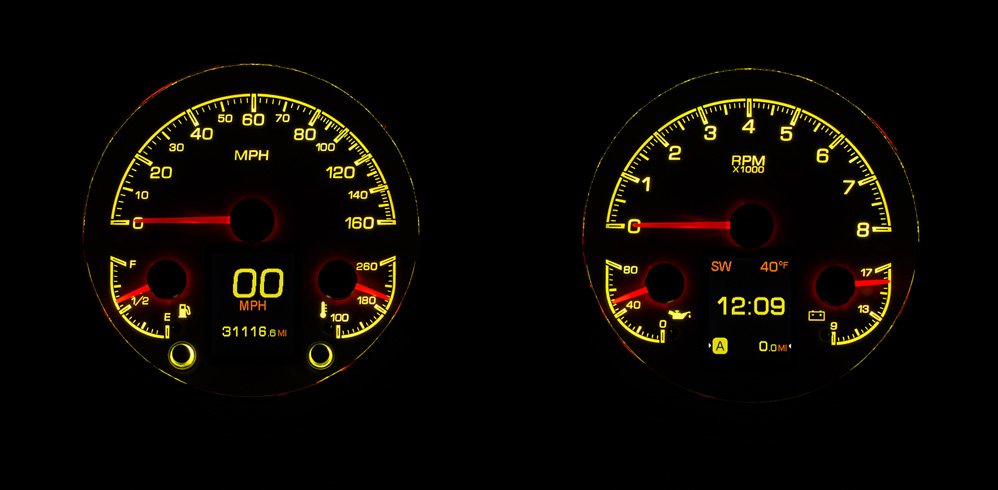 Dakota Digital HDX Gauges for 1947- 53 Chevy/ GMC Pickup - HDX-47C-PU