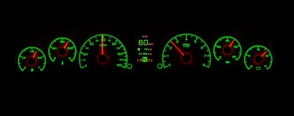 Dakota Digital HDX Gauges for 1964- 66 Chevy Pickup - HDX-64C-PU