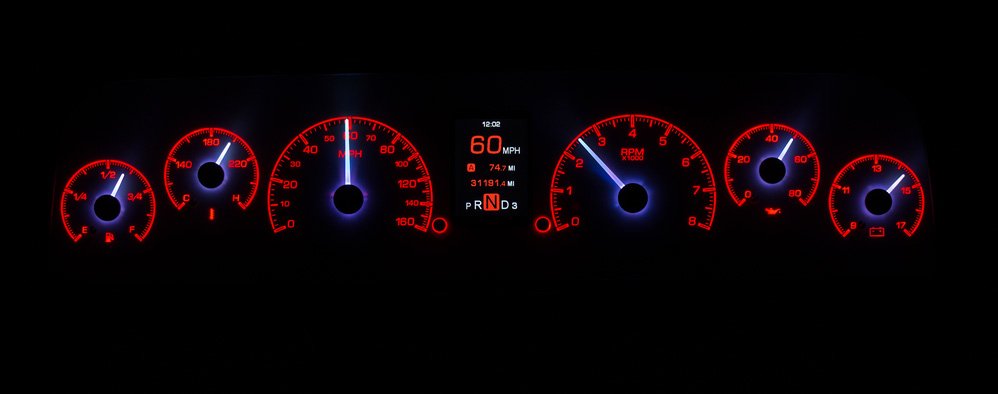 Dakota Digital HDX Gauges for 1964- 66 Chevy Pickup - HDX-64C-PU