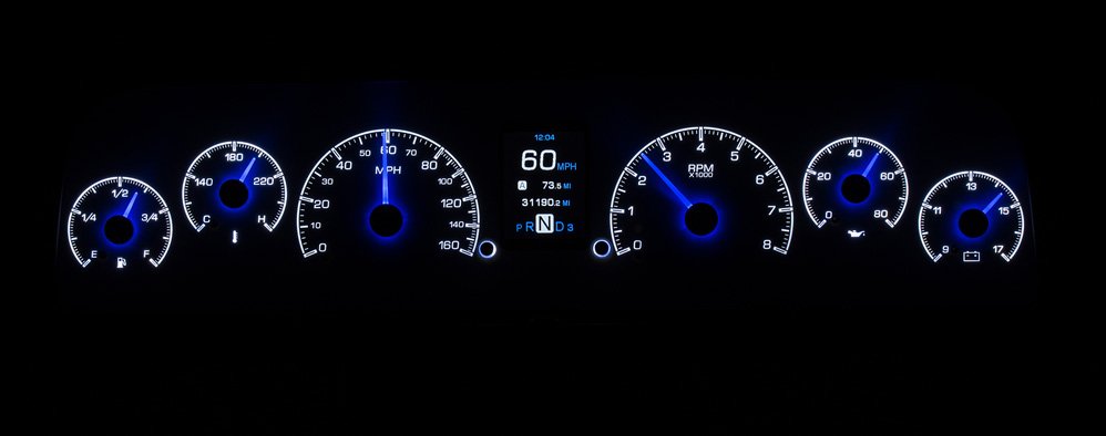 Dakota Digital HDX Gauges for 1964- 66 Chevy Pickup - HDX-64C-PU