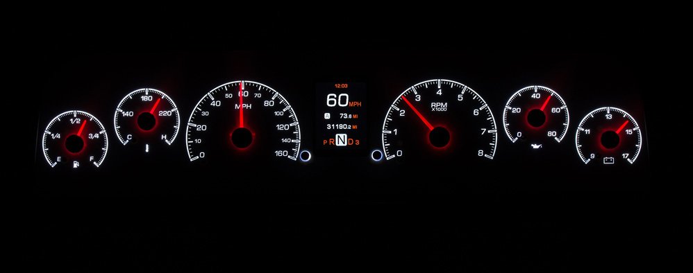 Dakota Digital HDX Gauges for 1964- 66 Chevy Pickup - HDX-64C-PU