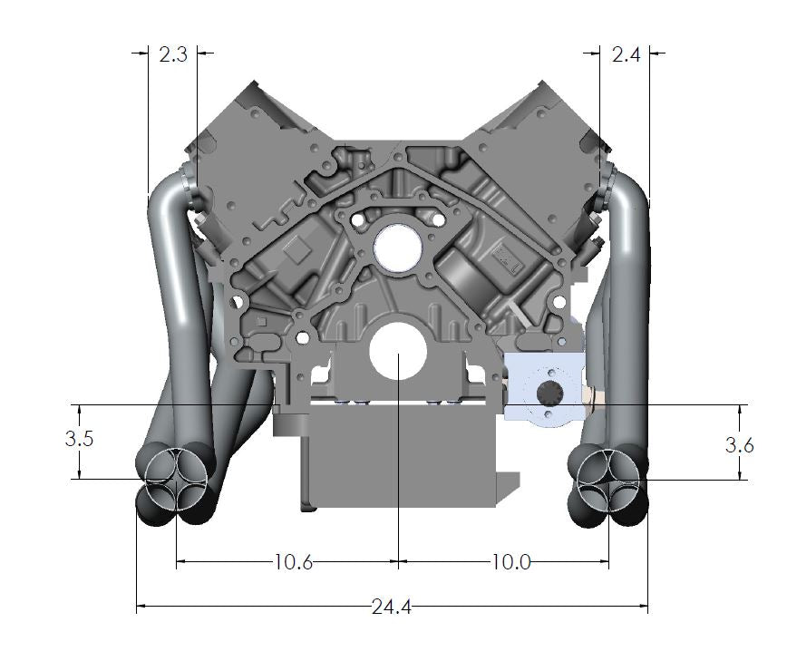Ultimate Headers LS Swap 67-81 F-Body Long Tube Headers 321 Stainless