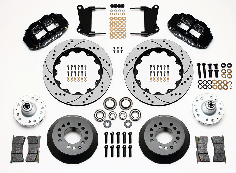 Wilwood 14" Rotor, 6-Piston Front Brake Kit - GM A/F/X Spindle SL6