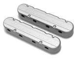 Holley 2 Piece "Chevrolet" Script LS Valve Covers - Hidden Coils