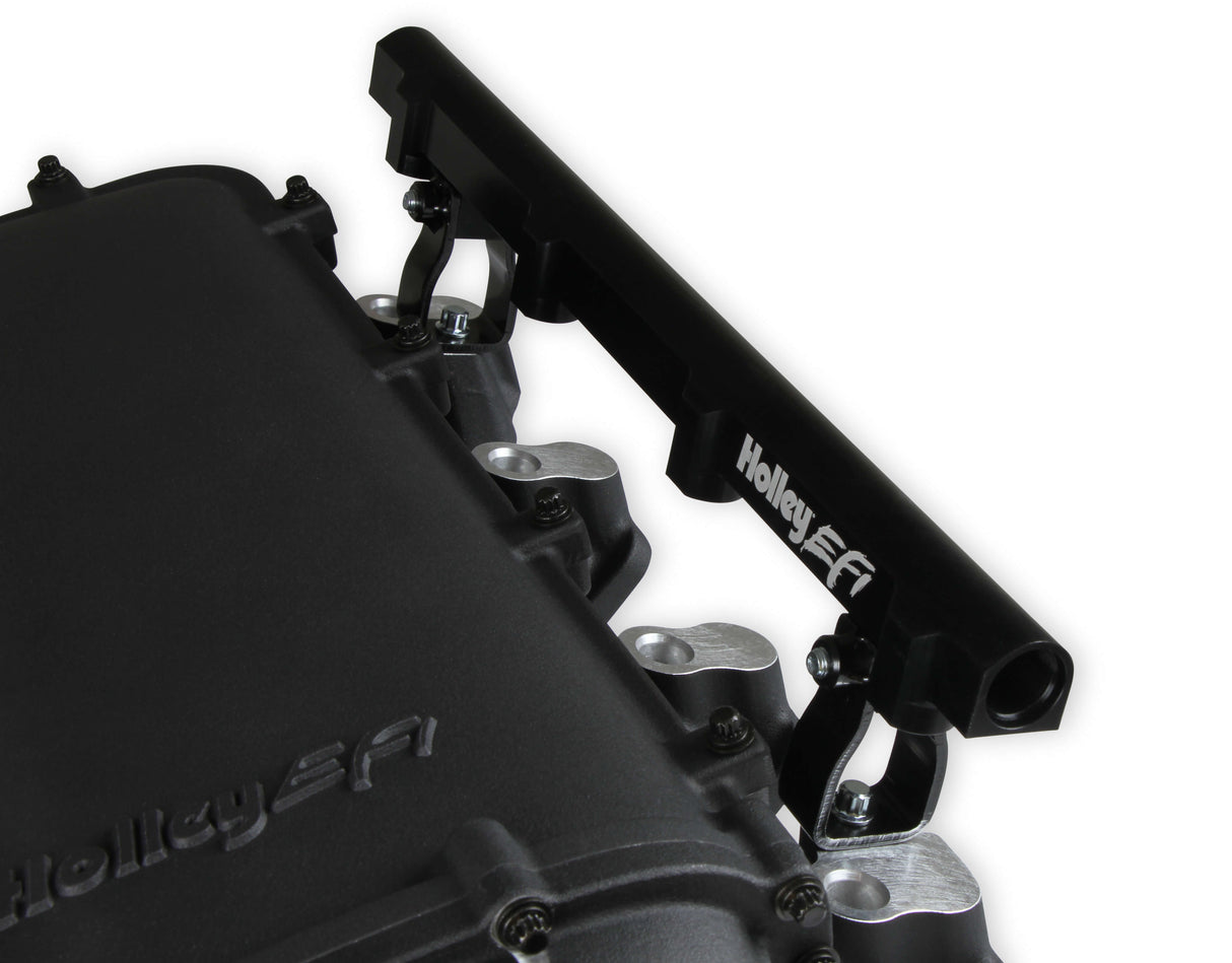 Holley LS3 Ultra Lo-Ram Intake Manifold - Single Injector - Black