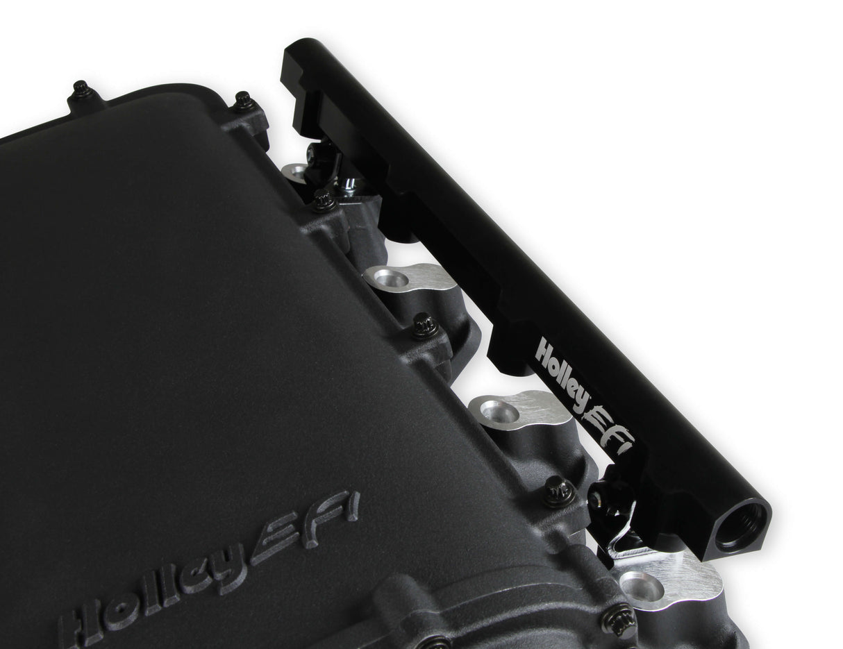 Holley LS3 Ultra Lo-Ram Intake Manifold - Single Injector - Black