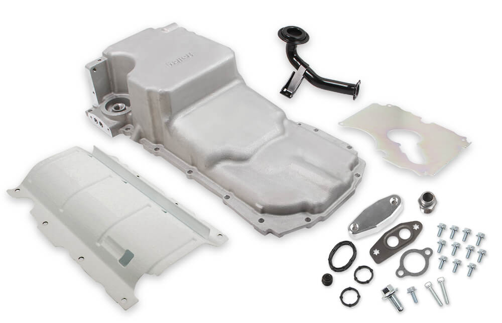 Holley 302-20 LT Gen V Swap Oil Pan - Aluminum LT1 LT4 L83 L86 L8T