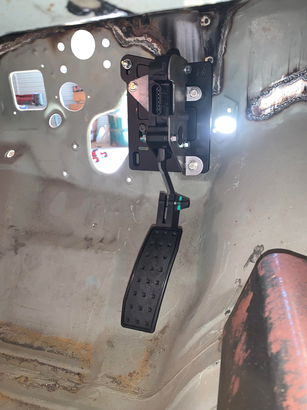 1967-1969 F-Body & 1968-1974 X-Body DBW Pedal Bracket Billet - Camaro Firebird Nova - LS Swap Mount