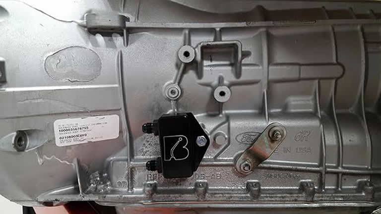 Ford 6R80 / 10R80 Transmission Cooler Manifold with 8AN fittings