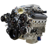 LSA Accessory Drive - Billet w/AC, PS, Alternator - Black - Serpentine