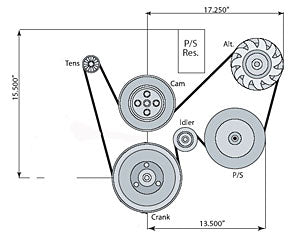 LS1 LS2 LS3 Corvette Accessory Drive System from GM - 19421445 C5 C6