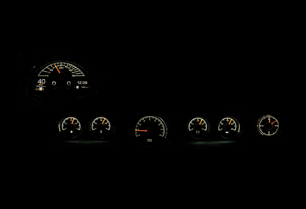 Dakota Digital HDX Gauges - 1953-1957 Corvette C1