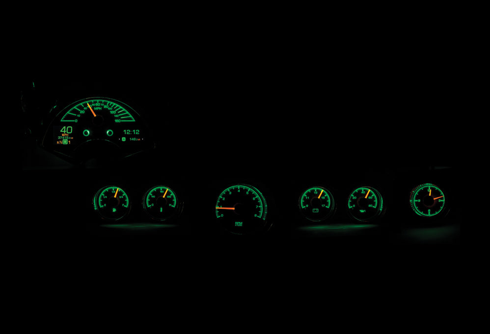 Dakota Digital HDX Gauges - 1953-1957 Corvette C1