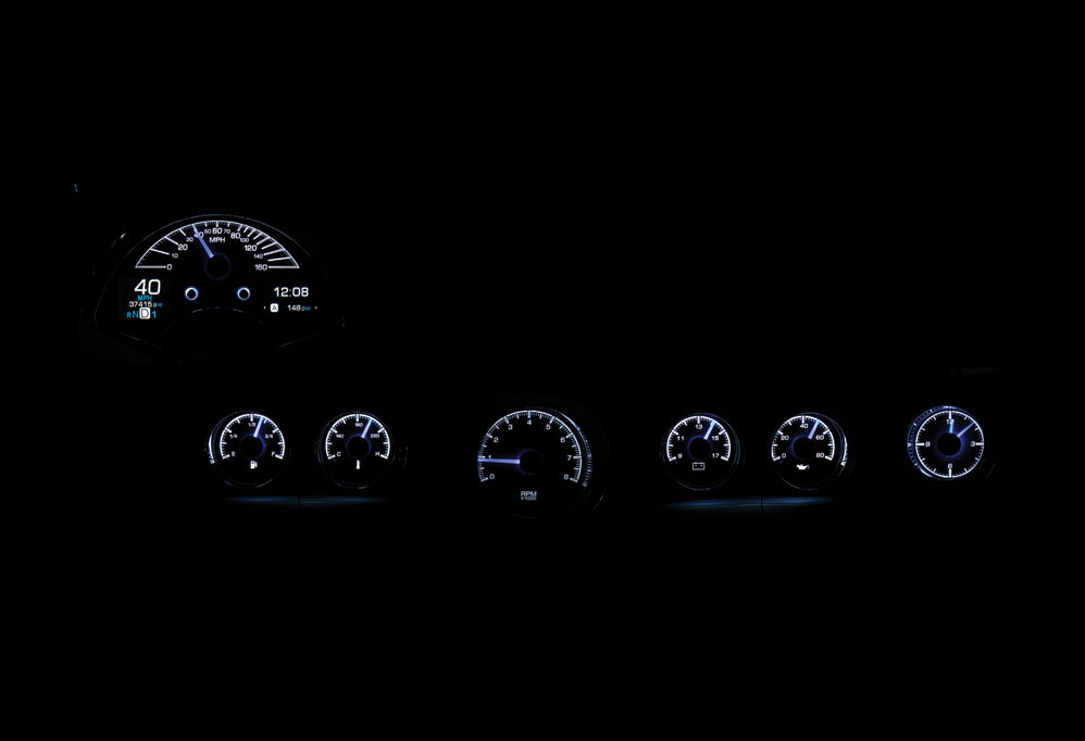 Dakota Digital HDX Gauges - 1953-1957 Corvette C1