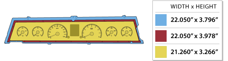 Dakota Digital HDX Gauges 1966-1967 Chevelle - Malibu El Camino