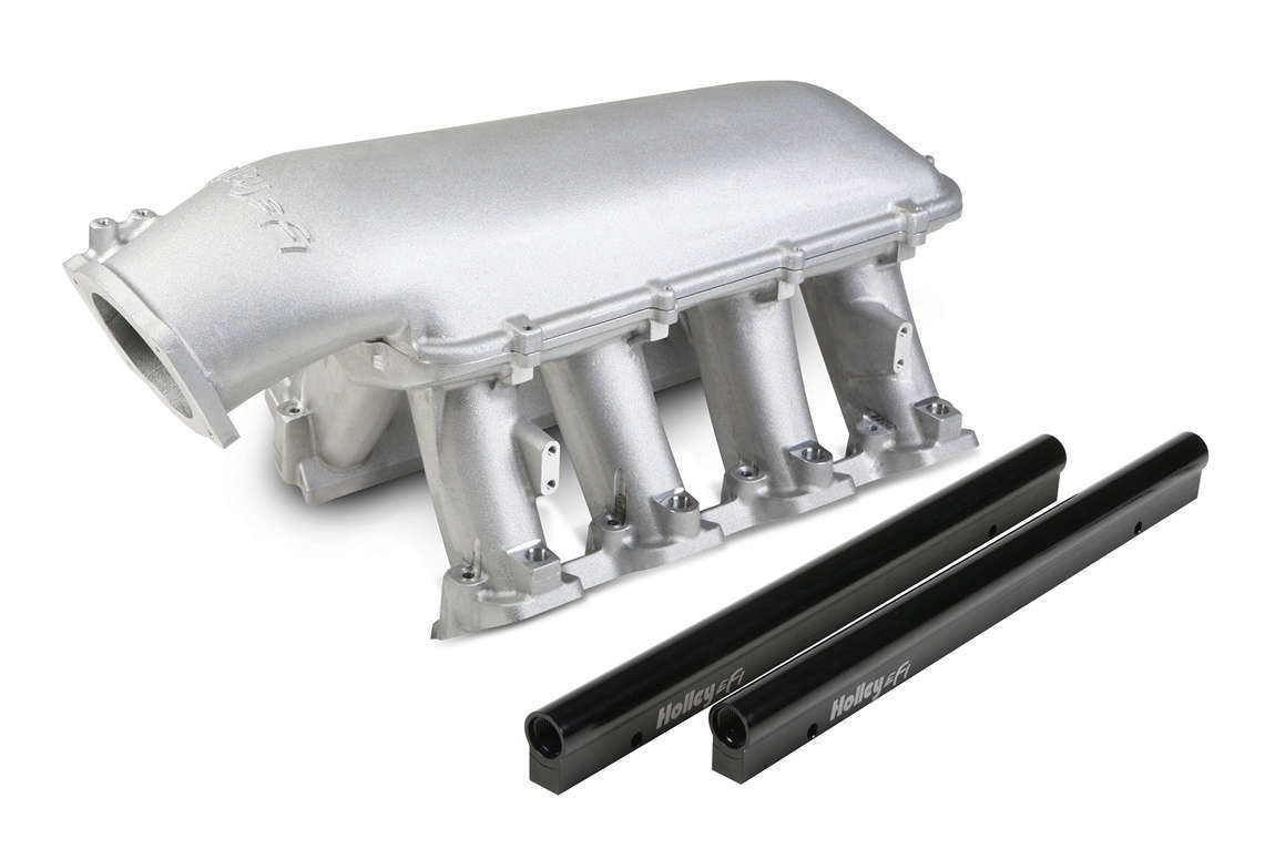 Holley Hi-Ram LS1 / LS2 Cathedral Port Intake Manifold - Cast Aluminum w/Rails