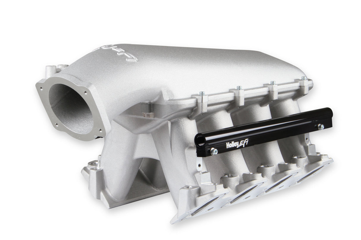 Holley Hi-Ram LS1 / LS2 Cathedral Port Intake Manifold - Cast Aluminum w/Rails