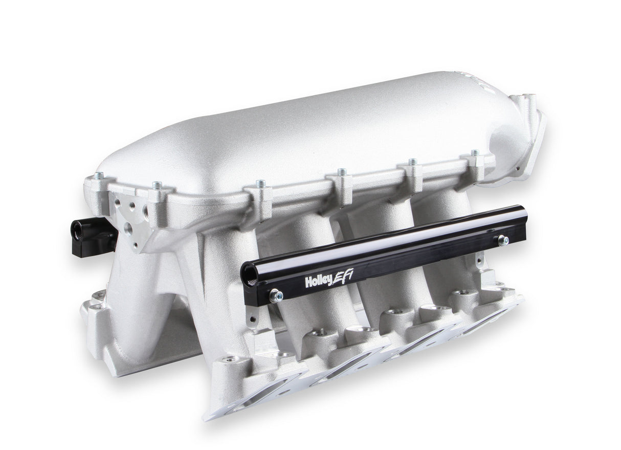 Holley Hi-Ram LS1 / LS2 Cathedral Port Intake Manifold - Cast Aluminum w/Rails