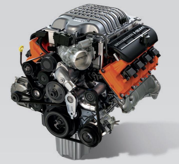 Hellcat Crate Engine by Mopar Performance - 6.2L 707hp Supercharged Hellcrate 68303089AC