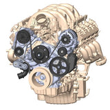 Ford Godzilla High-Mount Accessory Drive System by Holley 20-310 7.3L