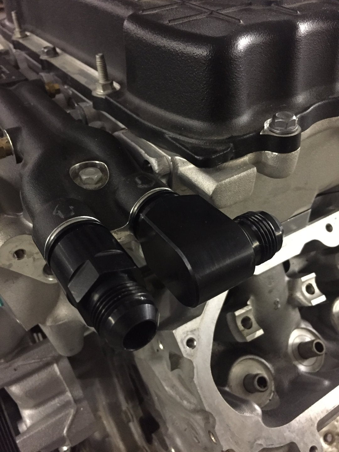 LT4 & LSA Intercooler Quick Connect 10 AN Adapter - Straight - Billet ...