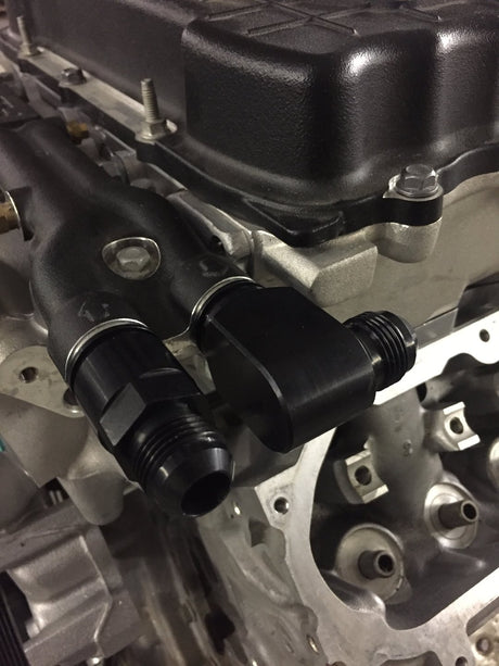 LT4 & LSA Intercooler Quick Connect 10 AN Adapter - Straight - Billet