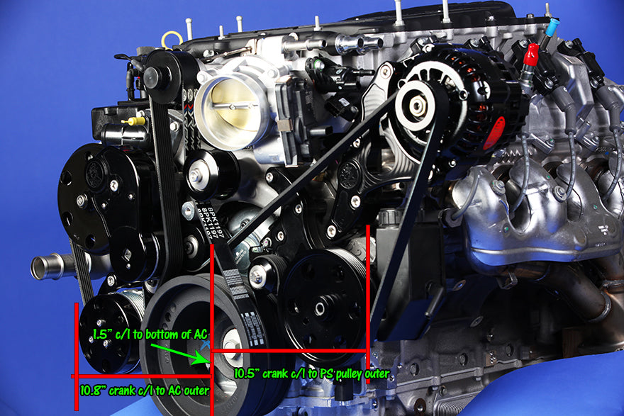 Gen V LT4 Accessory Drive by Drive Junky - Wet Sump