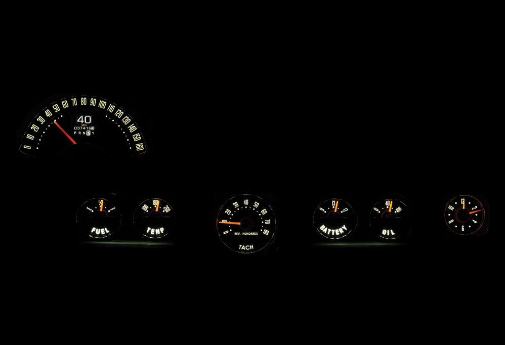 Dakota Digital RTX Gauges - 1953-1957 Corvette C1 Retro