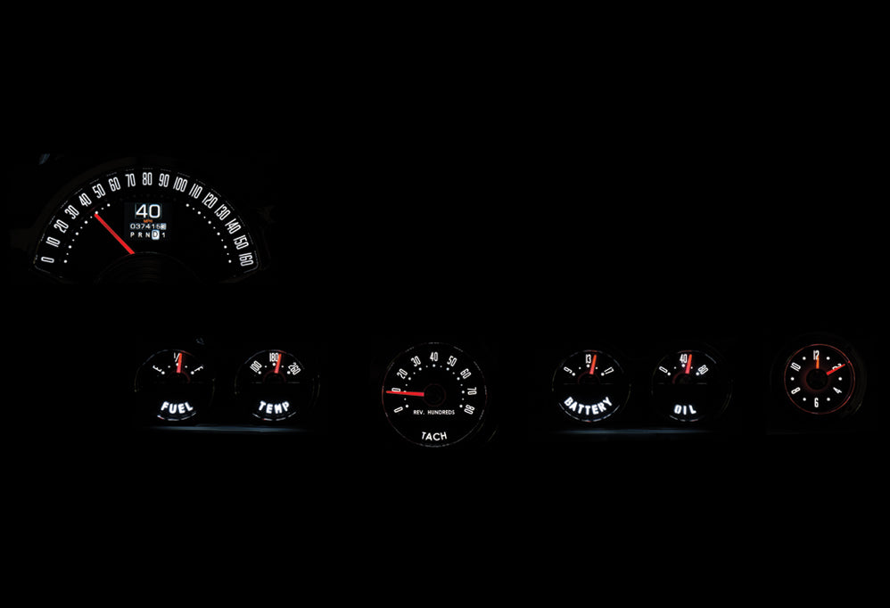 Dakota Digital RTX Gauges - 1953-1957 Corvette C1 Retro