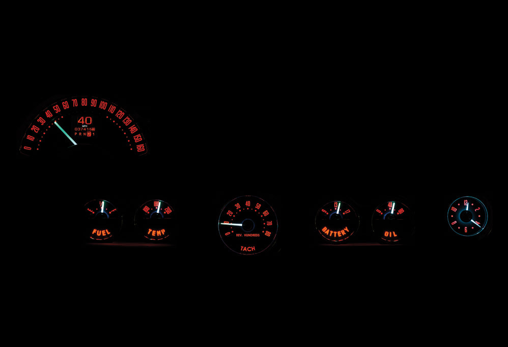 Dakota Digital RTX Gauges - 1953-1957 Corvette C1 Retro