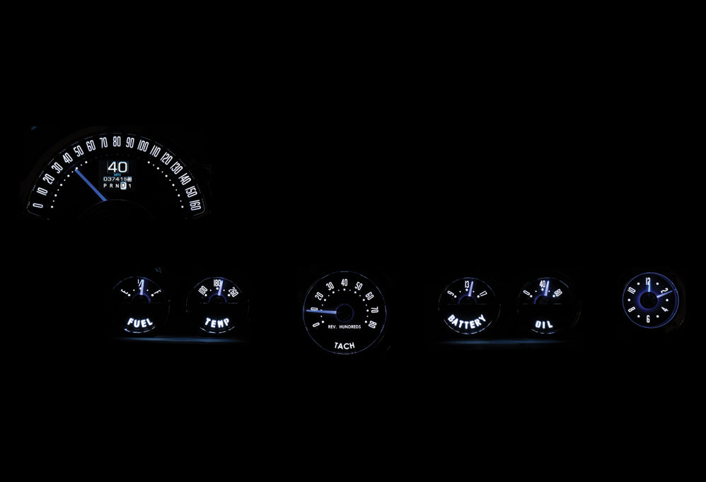 Dakota Digital RTX Gauges - 1953-1957 Corvette C1 Retro