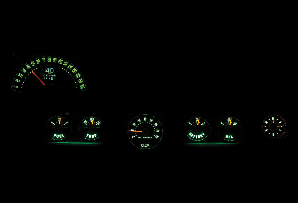 Dakota Digital RTX Gauges - 1953-1957 Corvette C1 Retro