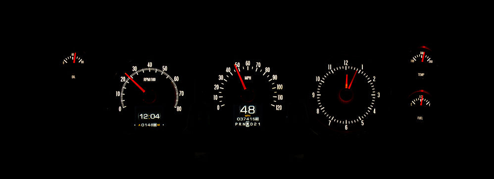 Dakota Digital RTX 1970-1972 Chevelle SS Gauges - Monte Carlo El Camino