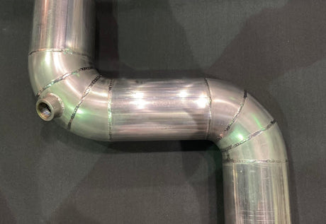 Tight 3 Inch Stainless Bends / Pie Cuts 90 Degree