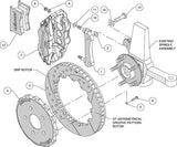 Wilwood C5/C6 13.06" 6-piston Superlite front brake kit - DSE / Art Morrison / SpeedTech ATS
