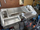 1969 Camaro Aluminum Gauge Carrier Bezel For 12.3" Holley Pro Dash - Nova