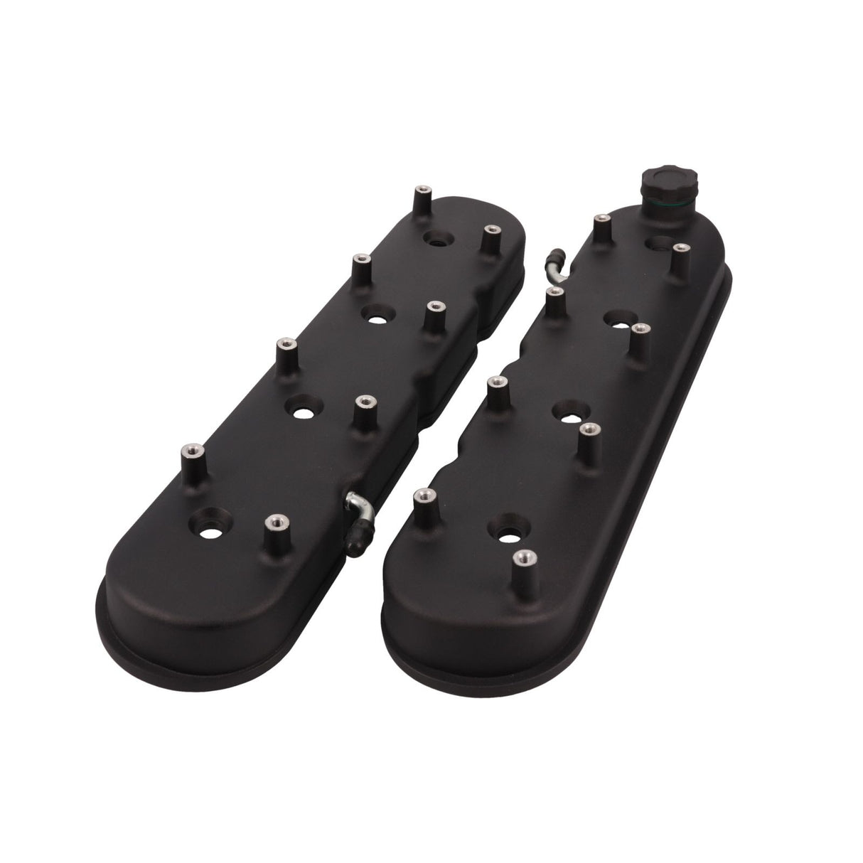 Cast LS Valve Covers - Black - Direct Mount Coils - LS1 LS2 LS3 LS6 LS7 LSA