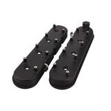 Cast LS Valve Covers - Black - Direct Mount Coils - LS1 LS2 LS3 LS6 LS7 LSA