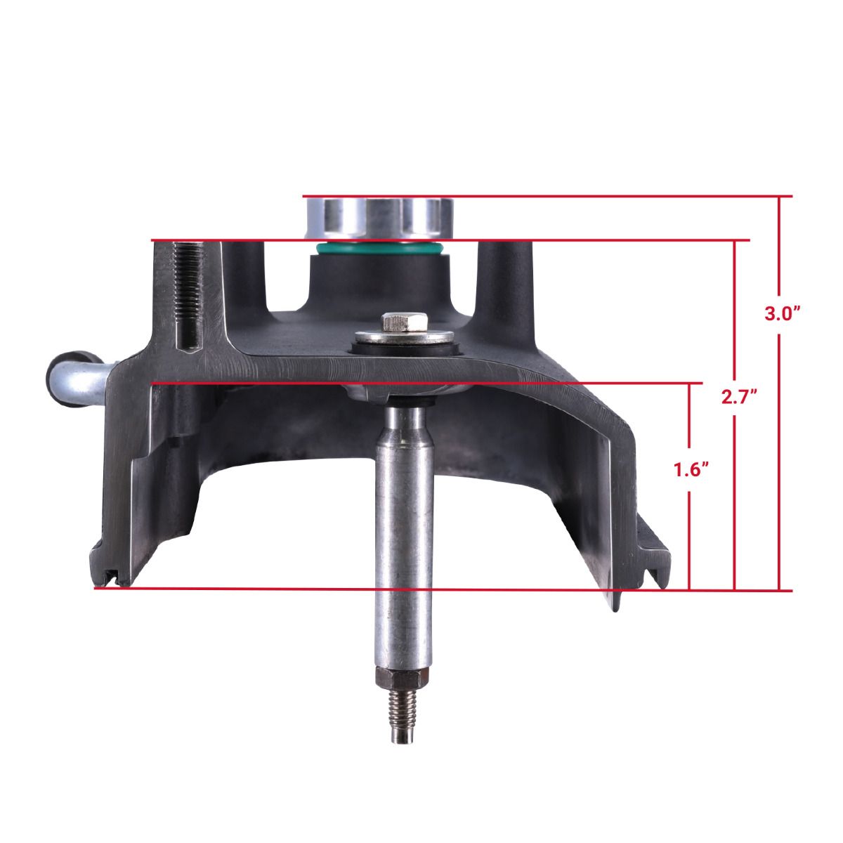 Cast LS Valve Covers - Black - Direct Mount Coils - LS1 LS2 LS3 LS6 LS7 LSA